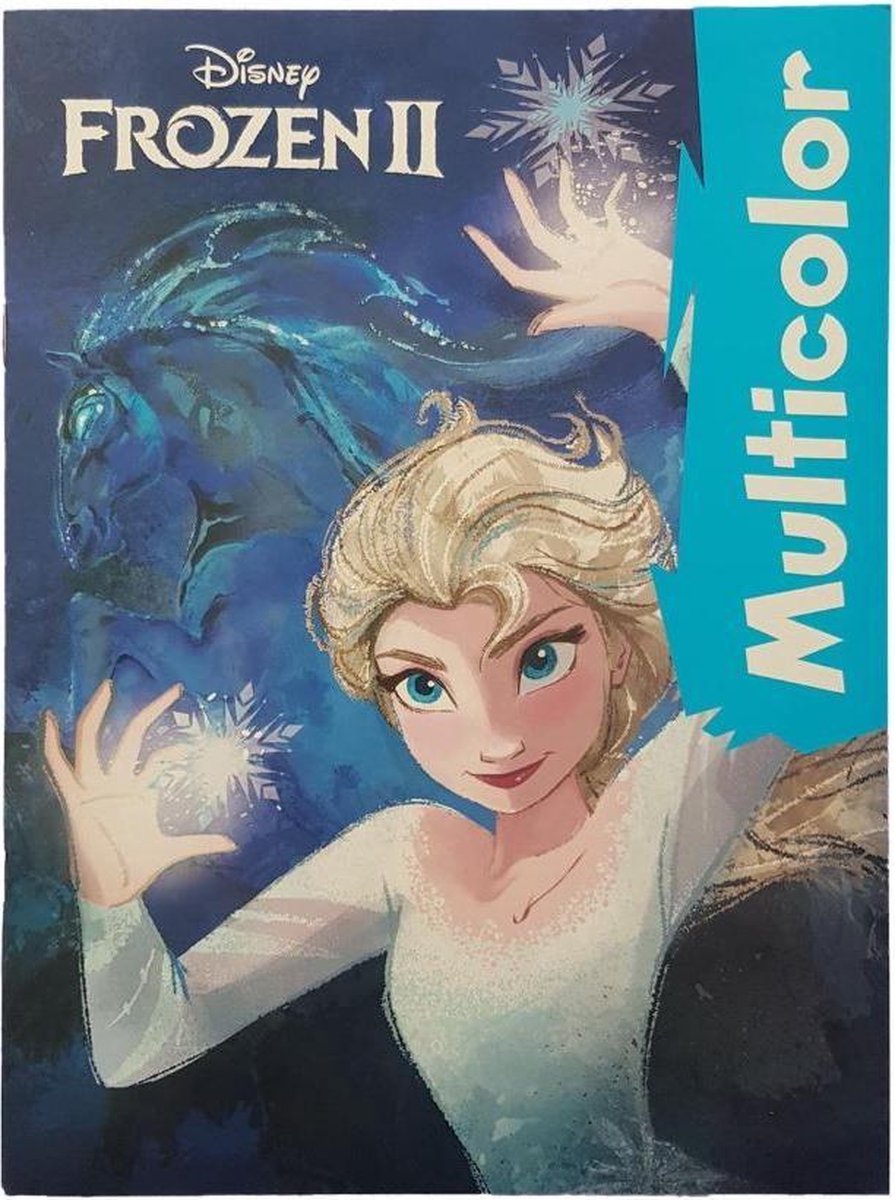 Disney Frozen Kleurboek Elsa |25 kleurplaten| Frozen 2 | Mulitcolor|